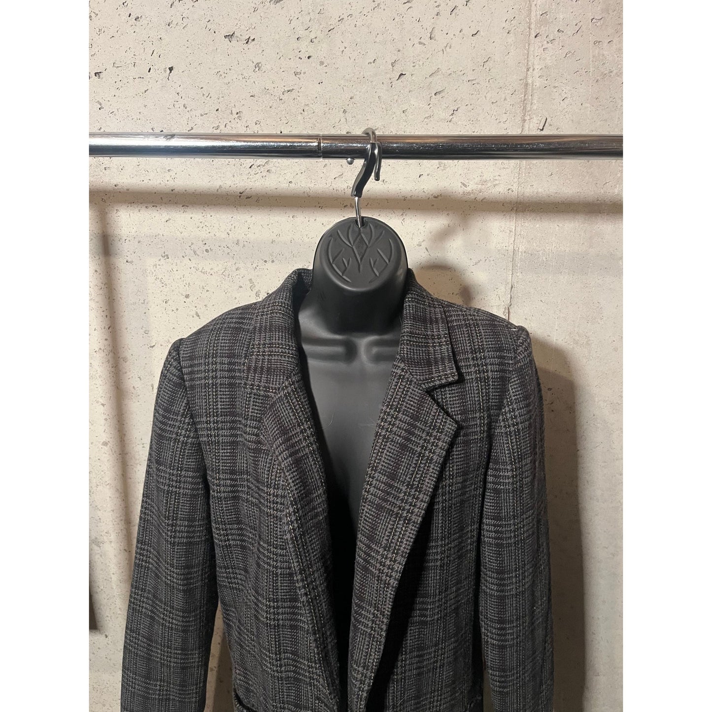 B11 Pale Yellow & Burgundy Blazer Size 10 Sleeve Length 25 Blazer length 31