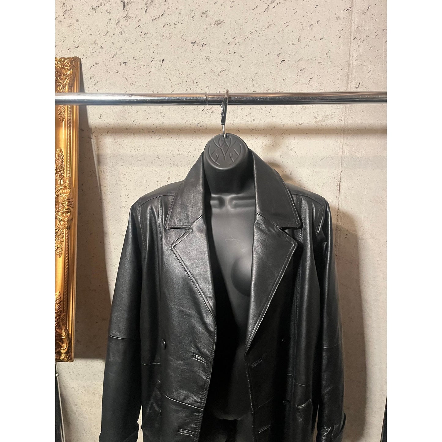 A5 Black Leather Lined Veranest 100 % Leather Jacket Size 14 W Sleeve Length : 26 Length Of Jacket