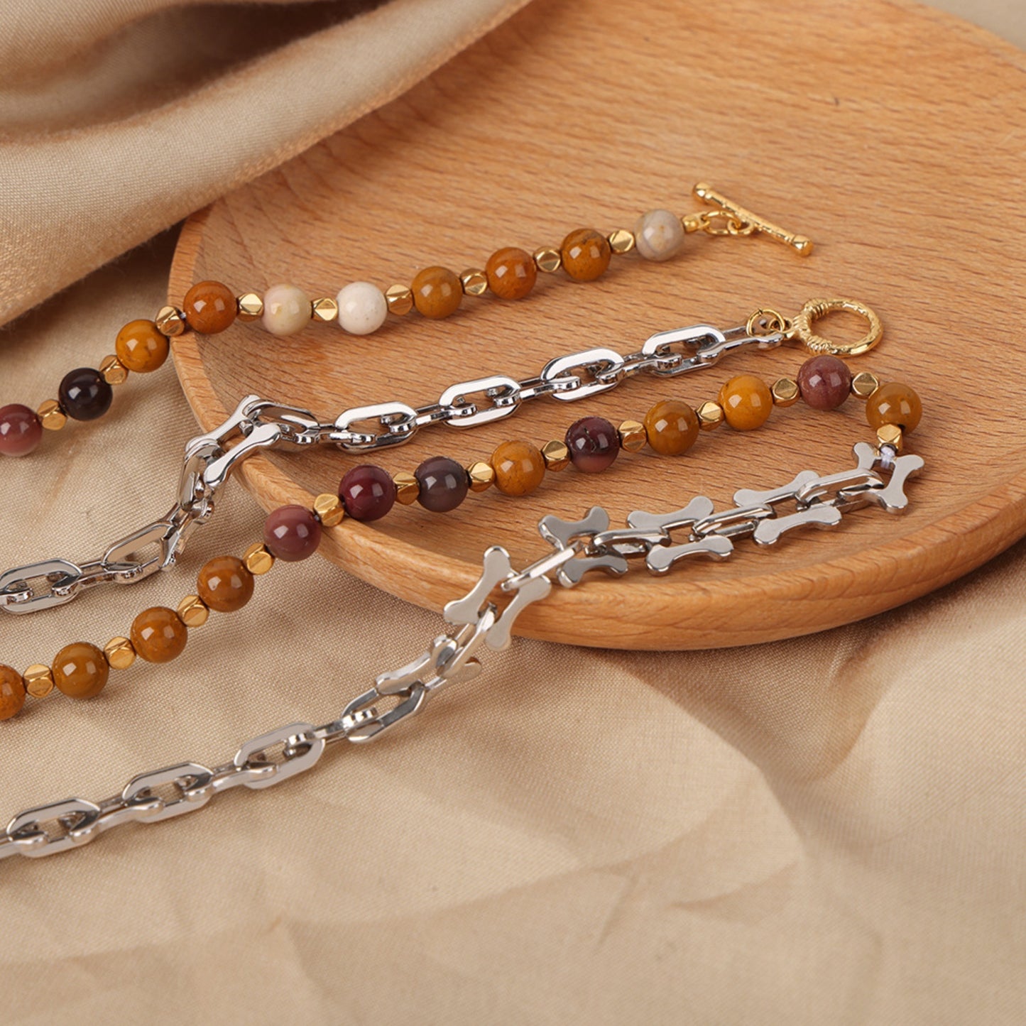 Make It Last Forever Yolk Stone Necklace