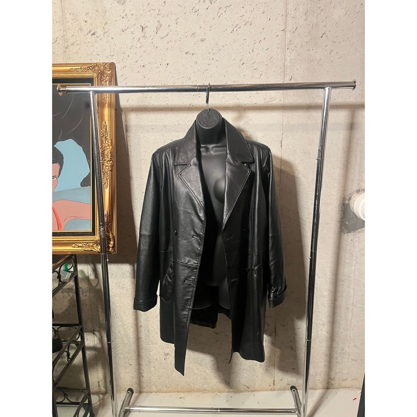 A5 Black Leather Lined Veranest 100 % Leather Jacket Size 14 W Sleeve Length : 26 Length Of Jacket