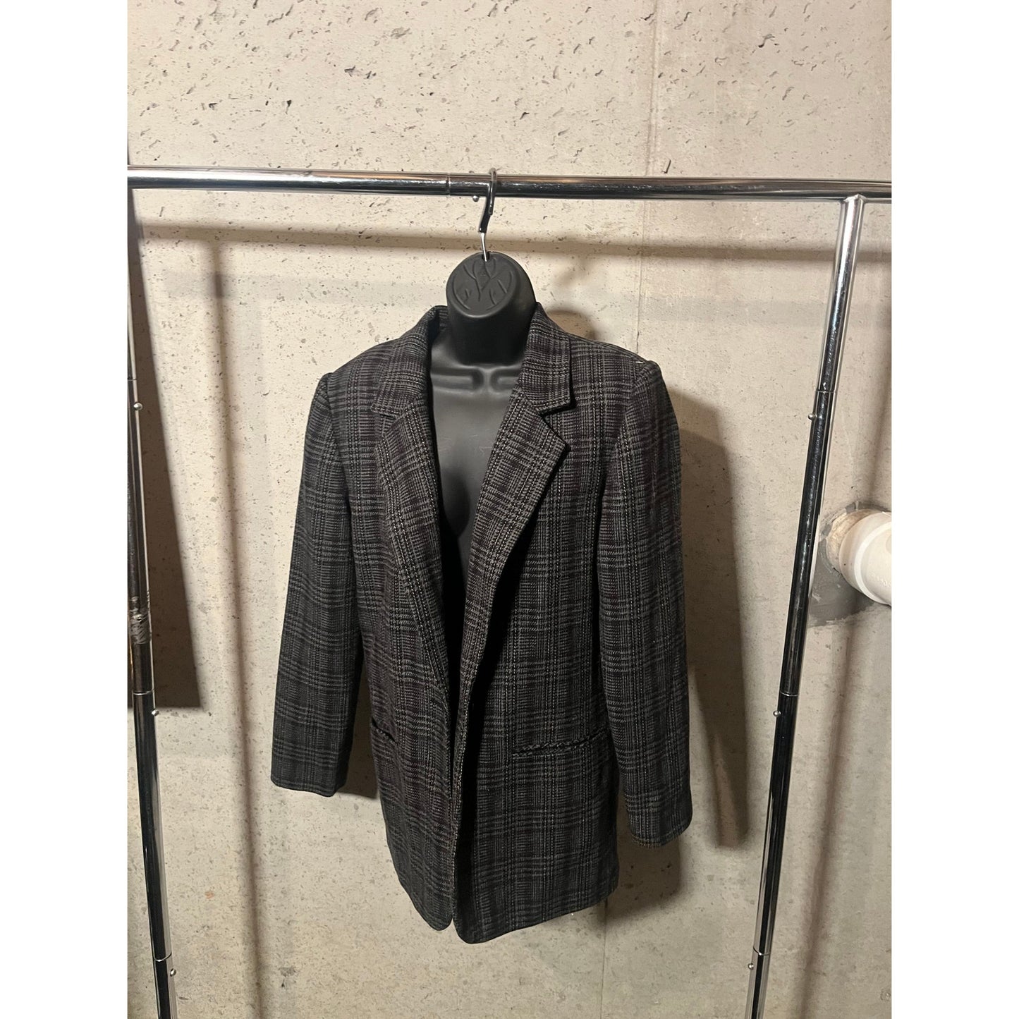 B11 Pale Yellow & Burgundy Blazer Size 10 Sleeve Length 25 Blazer length 31