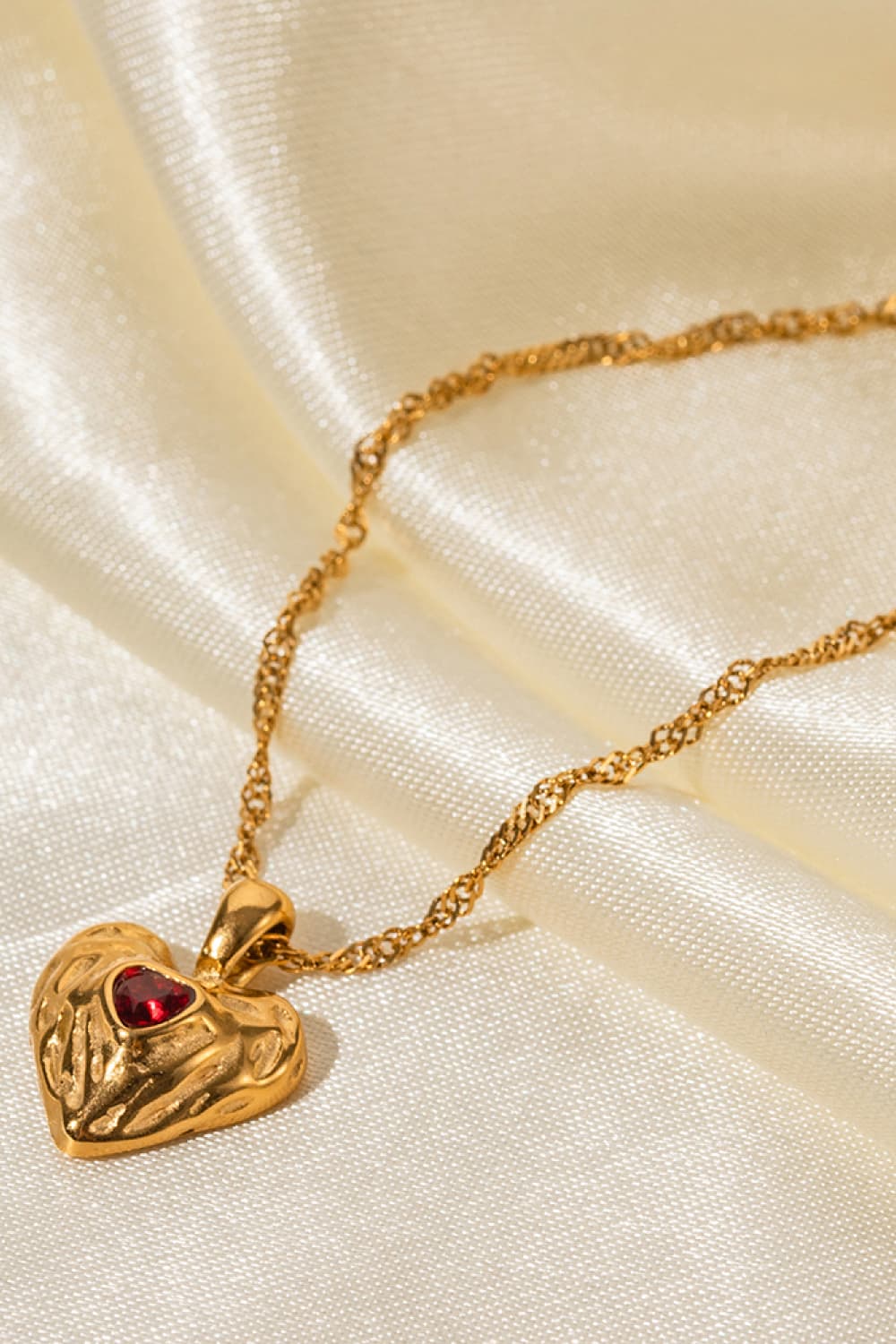 I love My Self ! Heart Pendant Necklace