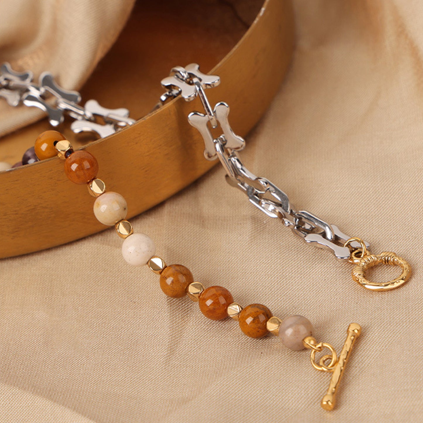 Make It Last Forever Yolk Stone Necklace