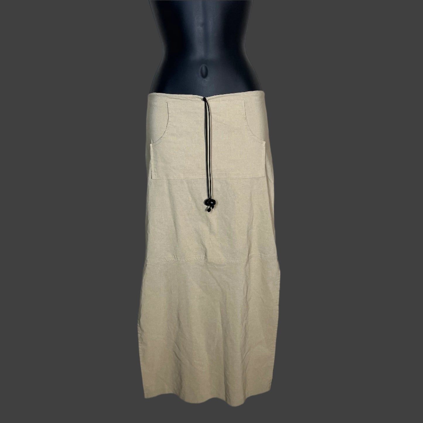 Khaki Maxi Skirt