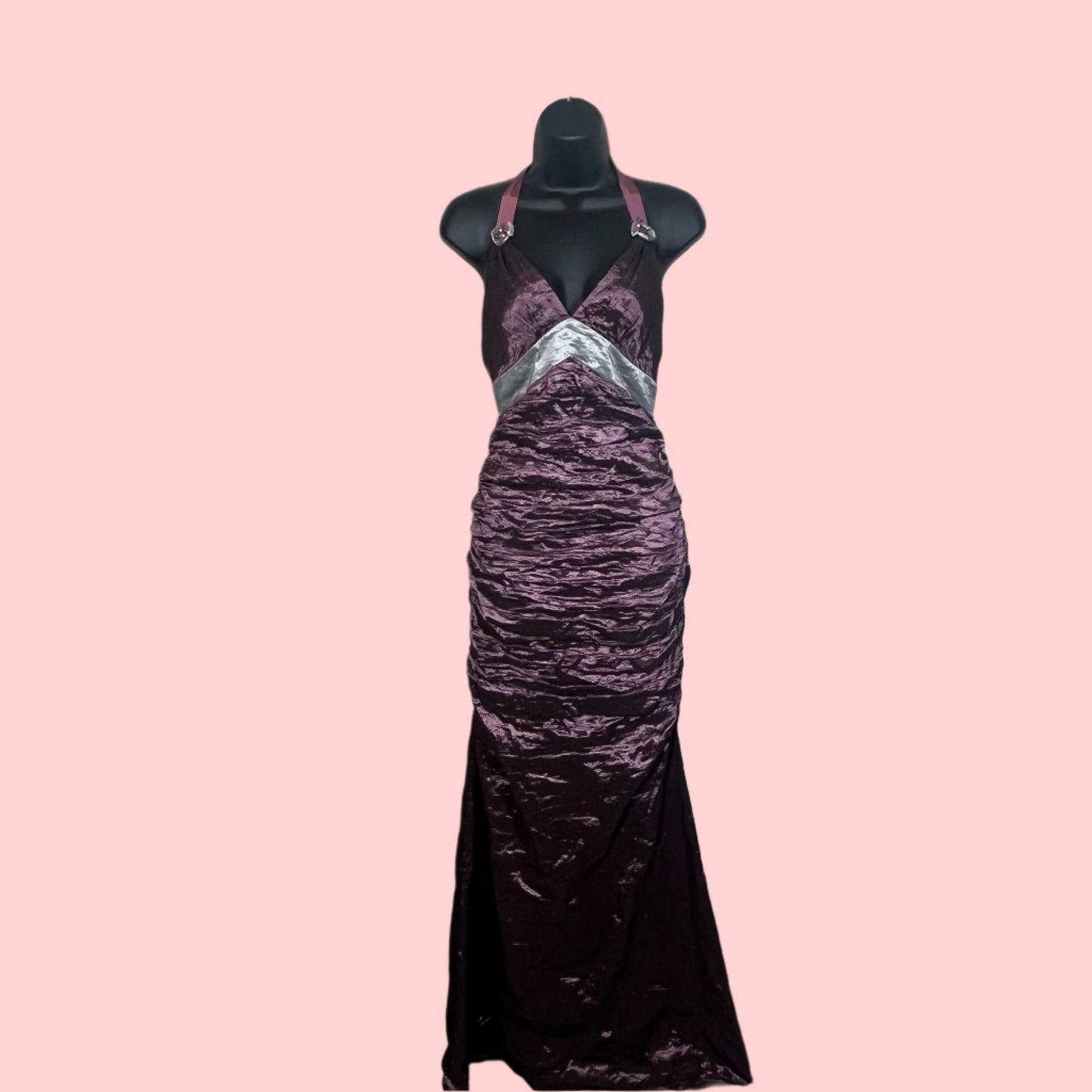 BCBG Purple Y2K Prom Formal Dress