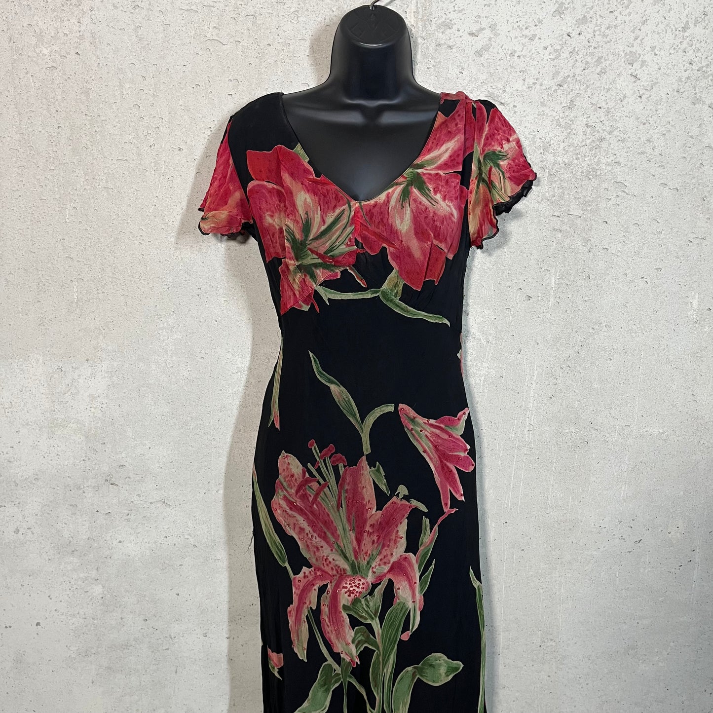 Lola P Floral Spanish Style Formal Dress
