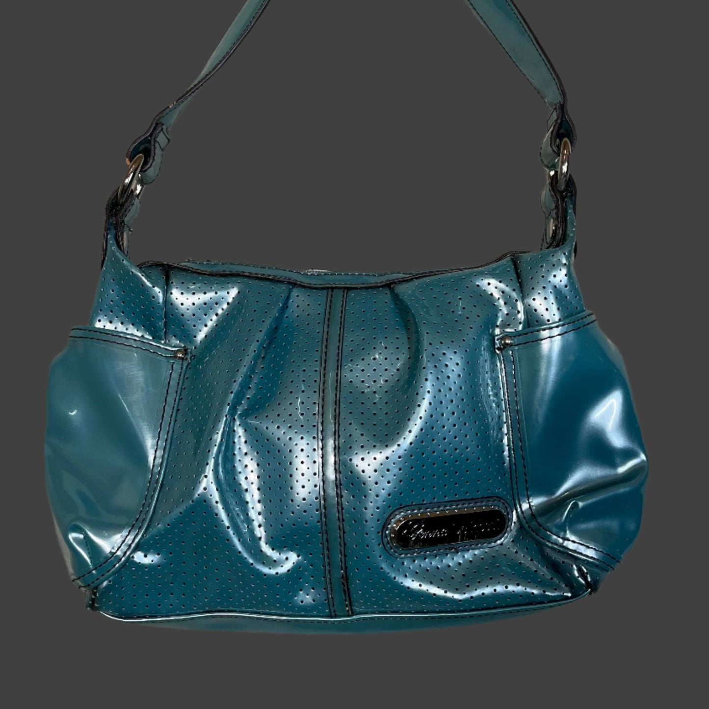 Genna De Rossi Blue Shoulder Purse