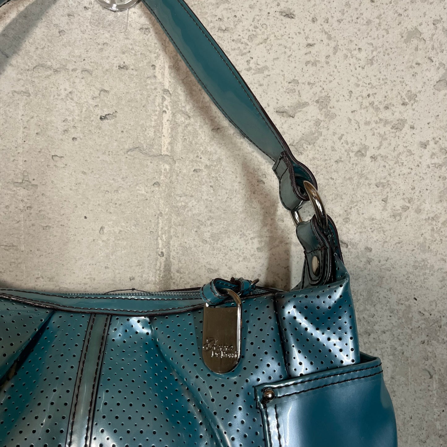 Genna De Rossi Blue Shoulder Purse