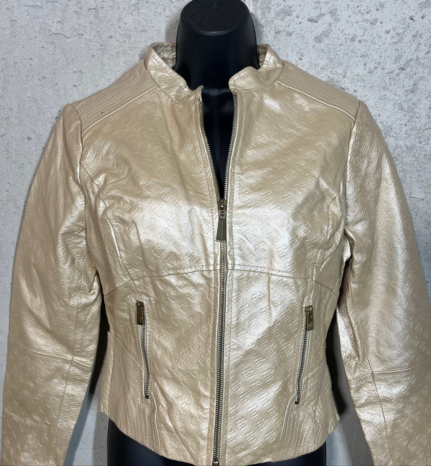 Rockawear Y2K Leather Tan Jacket