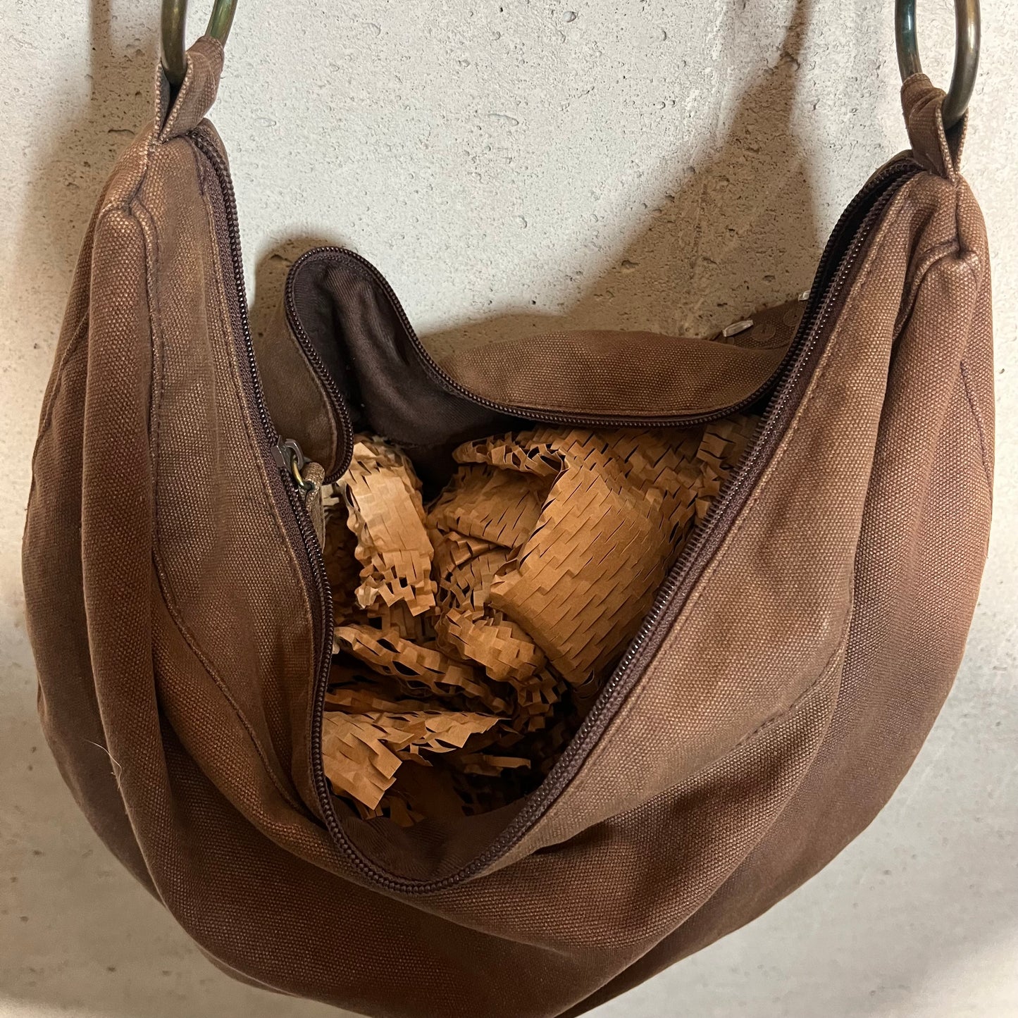 Y2K Brown Sparkle Purse