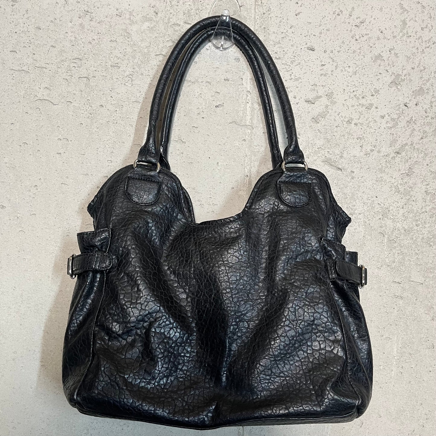 Y2K Black Buckle Purse