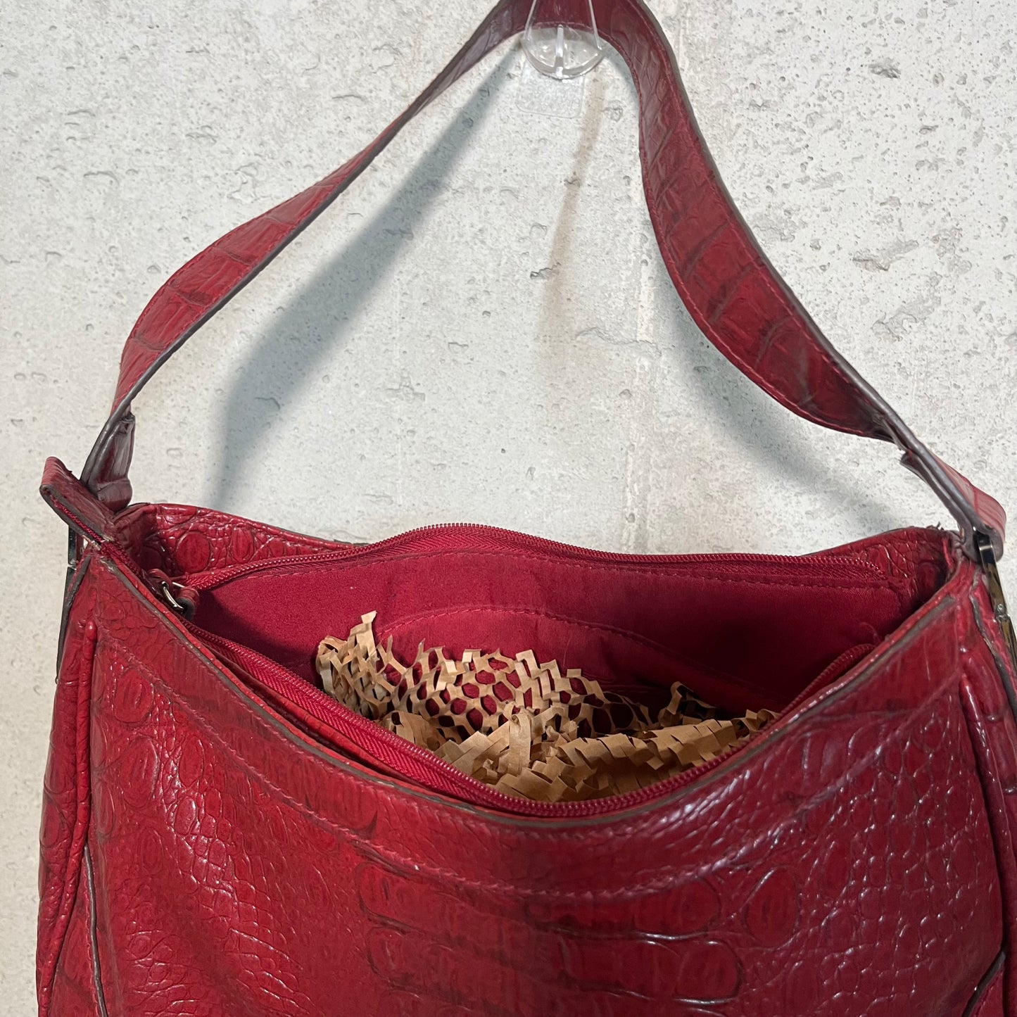 Y2K Burgundy purse