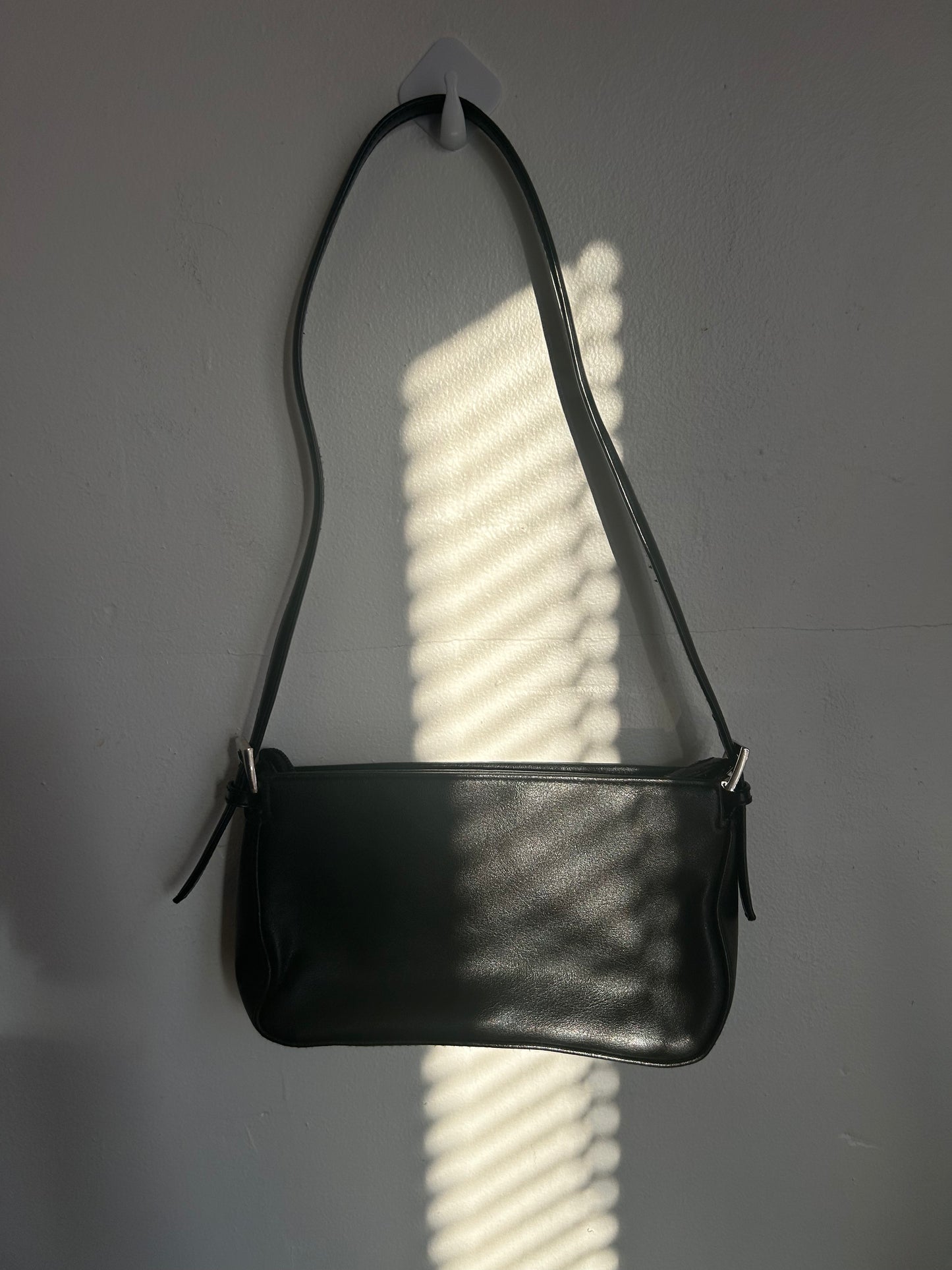 Black & Brown Cow Print Shoulder Purse