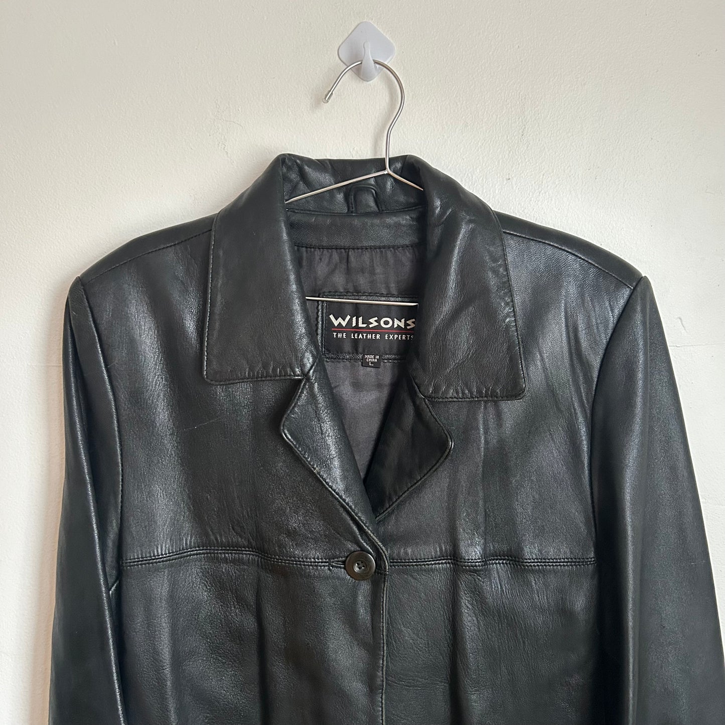Wilsons Black Leather Jacket