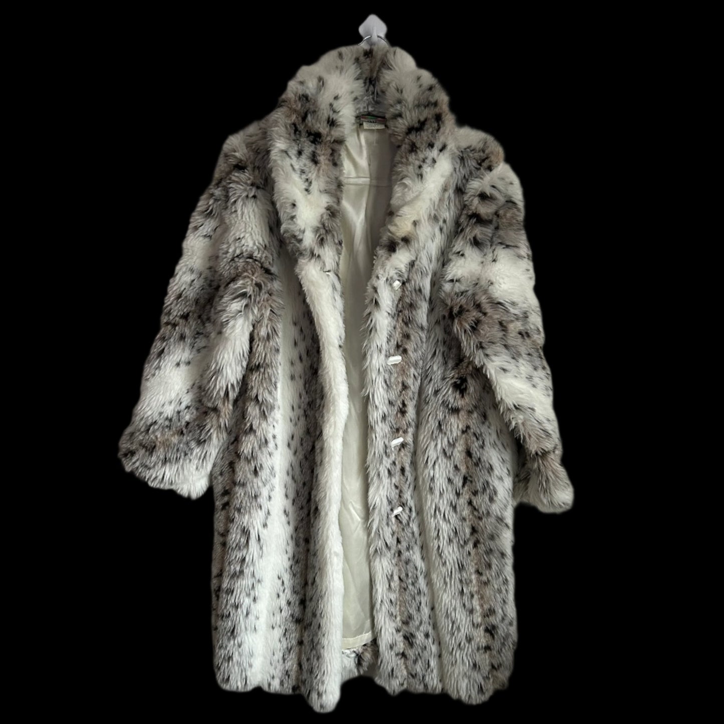 Animal Print Fur Coat