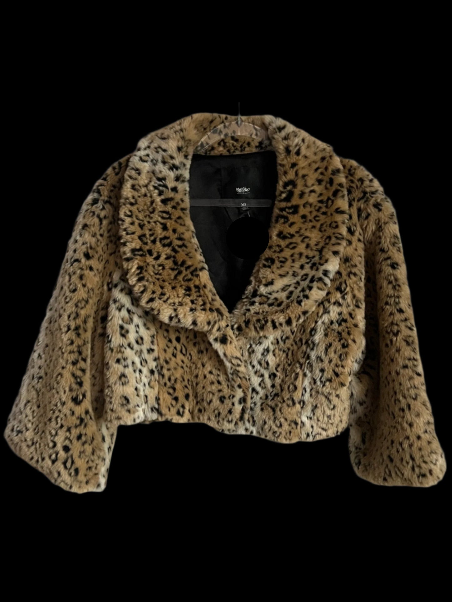 2000s Cheetah Fur Mini Coat