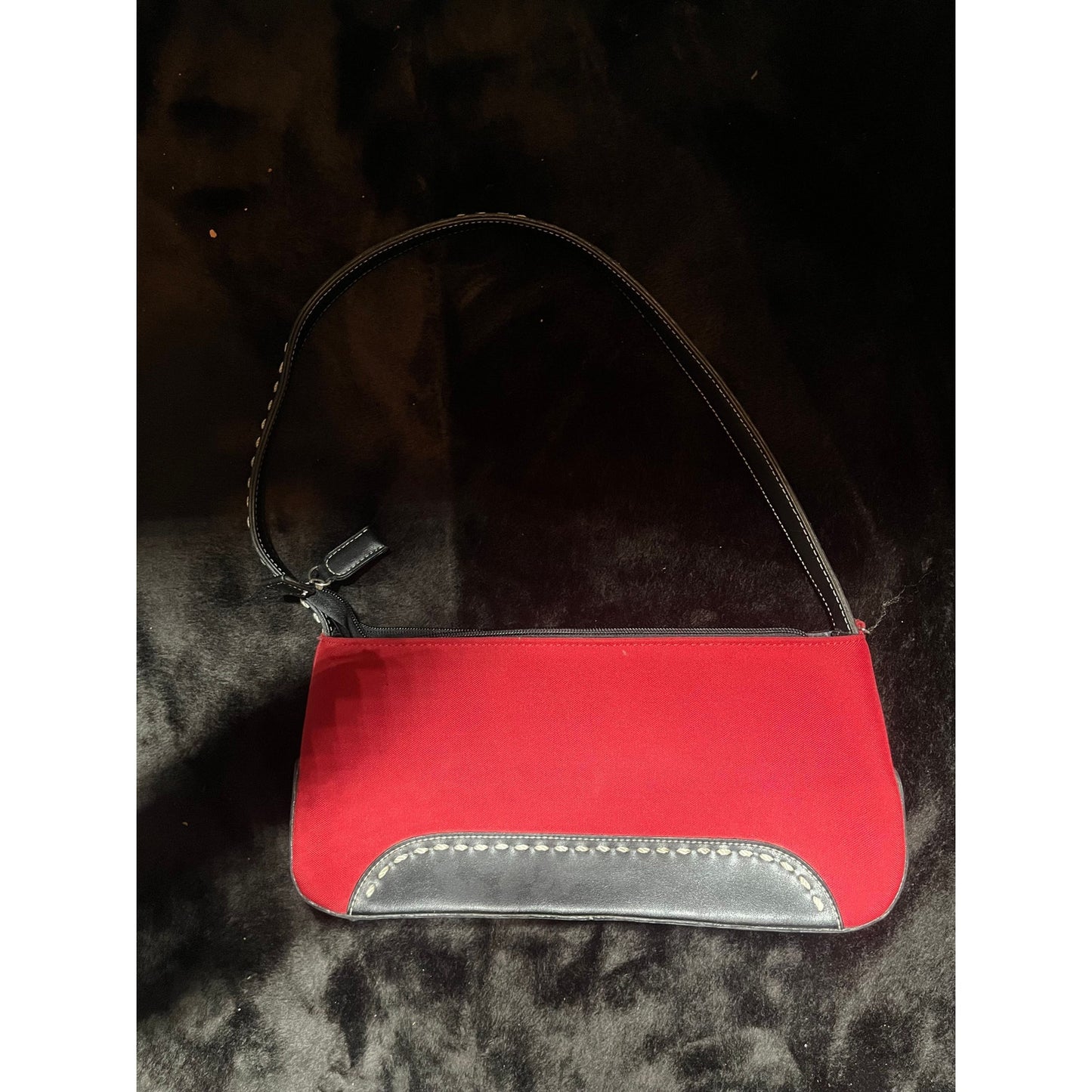 Red Patch Purse
