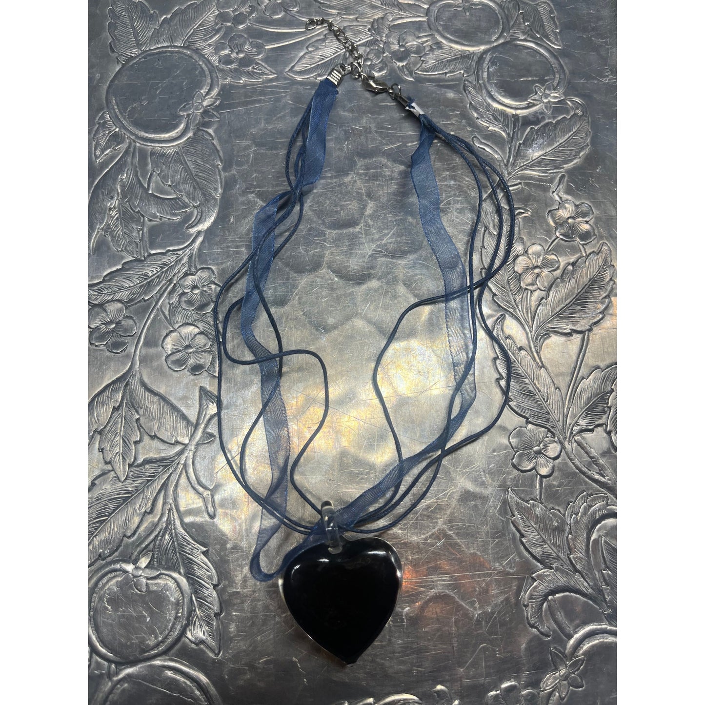 C7 Black & Blue Necklace Length 16inch