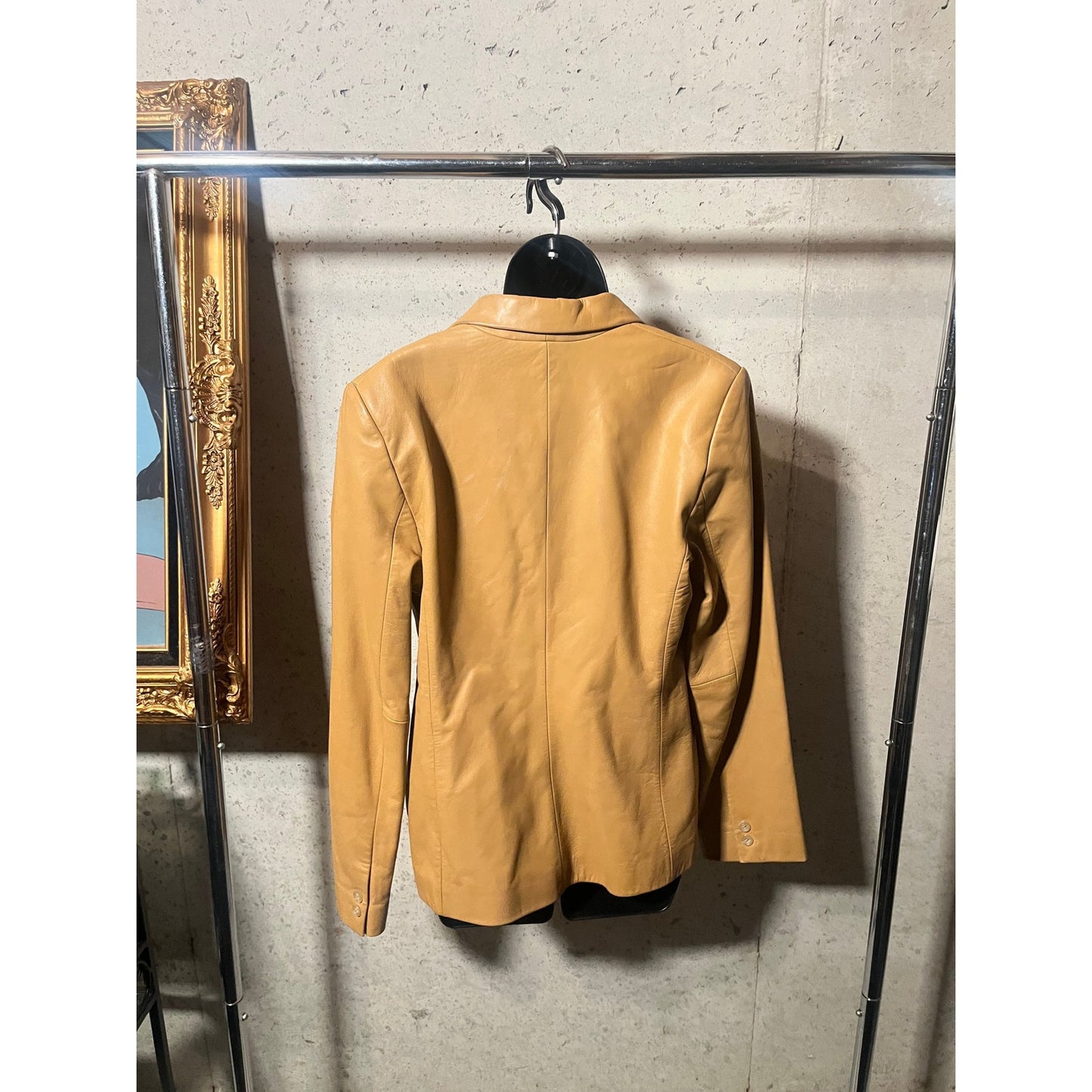 A1 Banna Republic Leather Blazer/Jacket