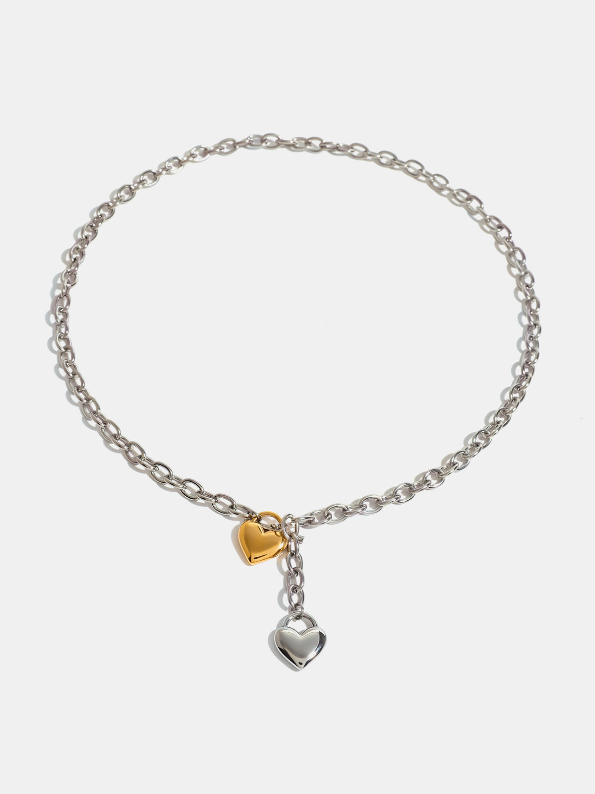 She's a Heart Breaker Steel Necklace
