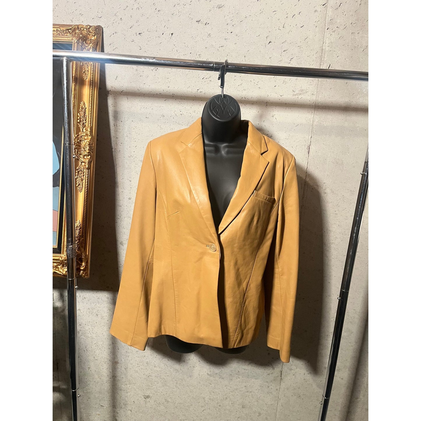 A1 Banna Republic Leather Blazer/Jacket