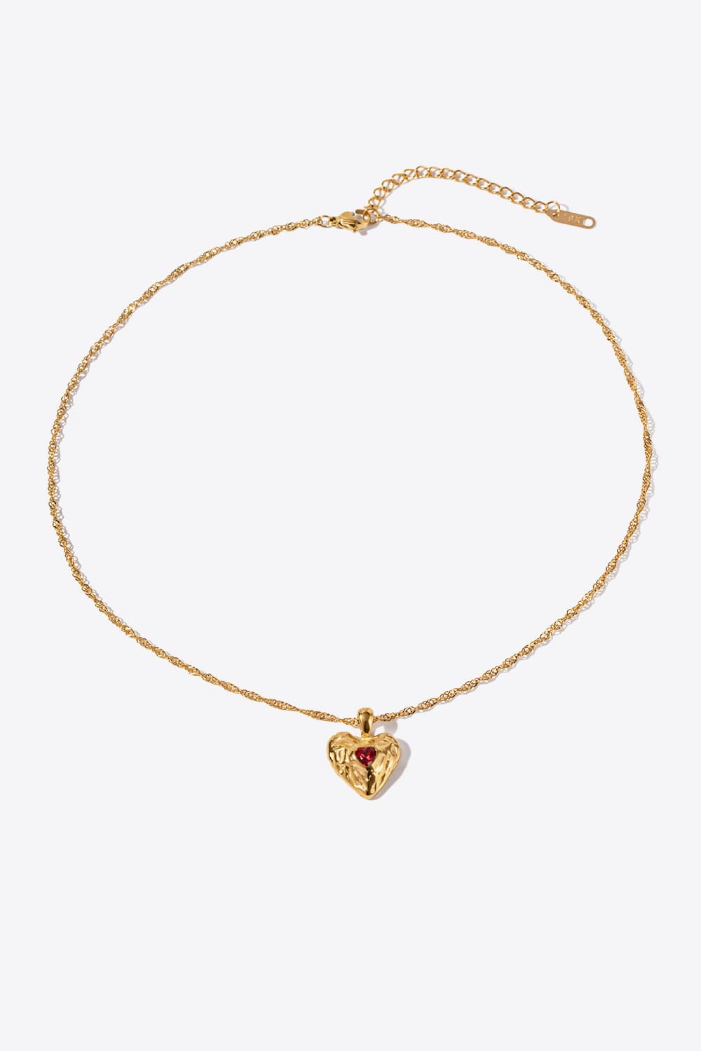 I love My Self ! Heart Pendant Necklace