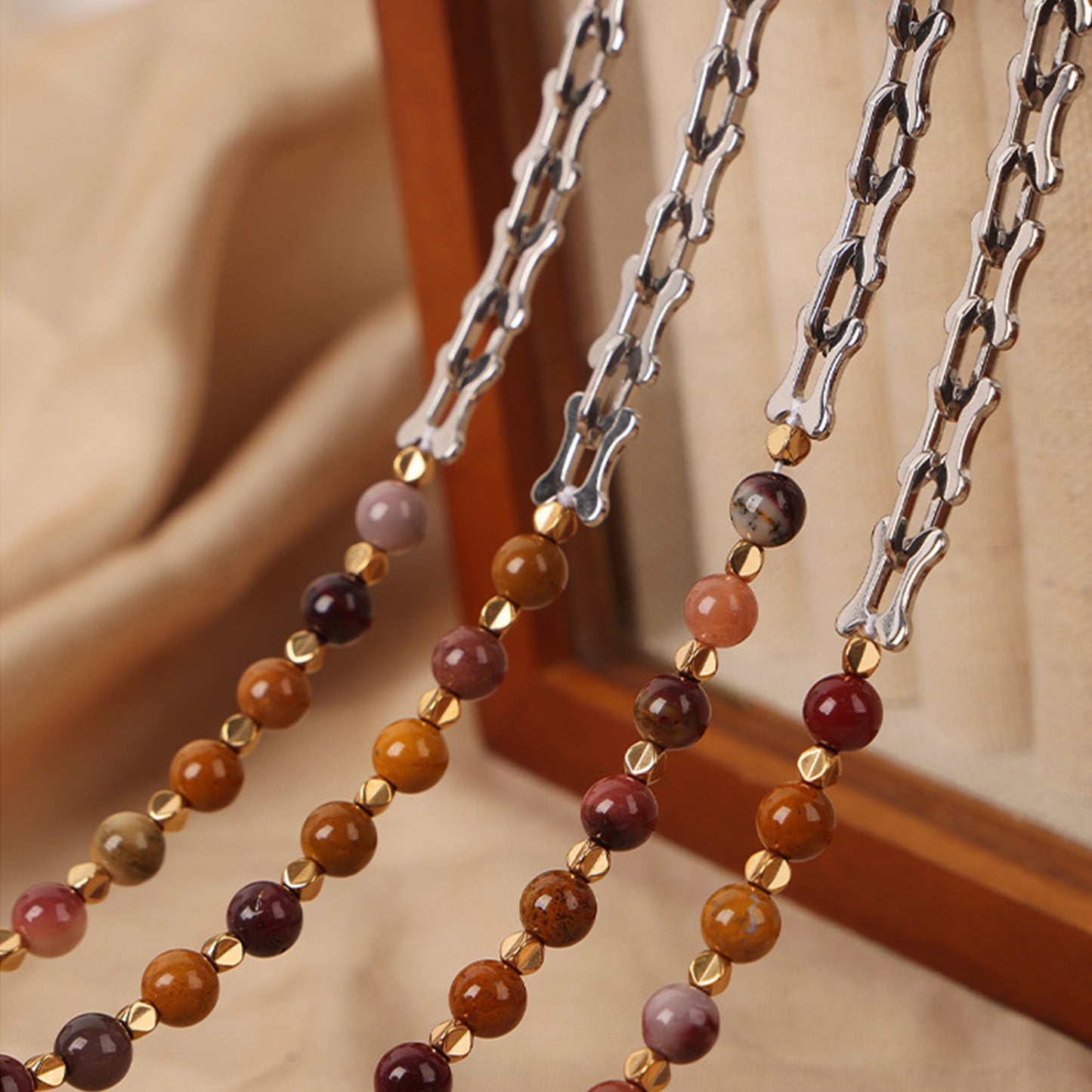 Make It Last Forever Yolk Stone Necklace