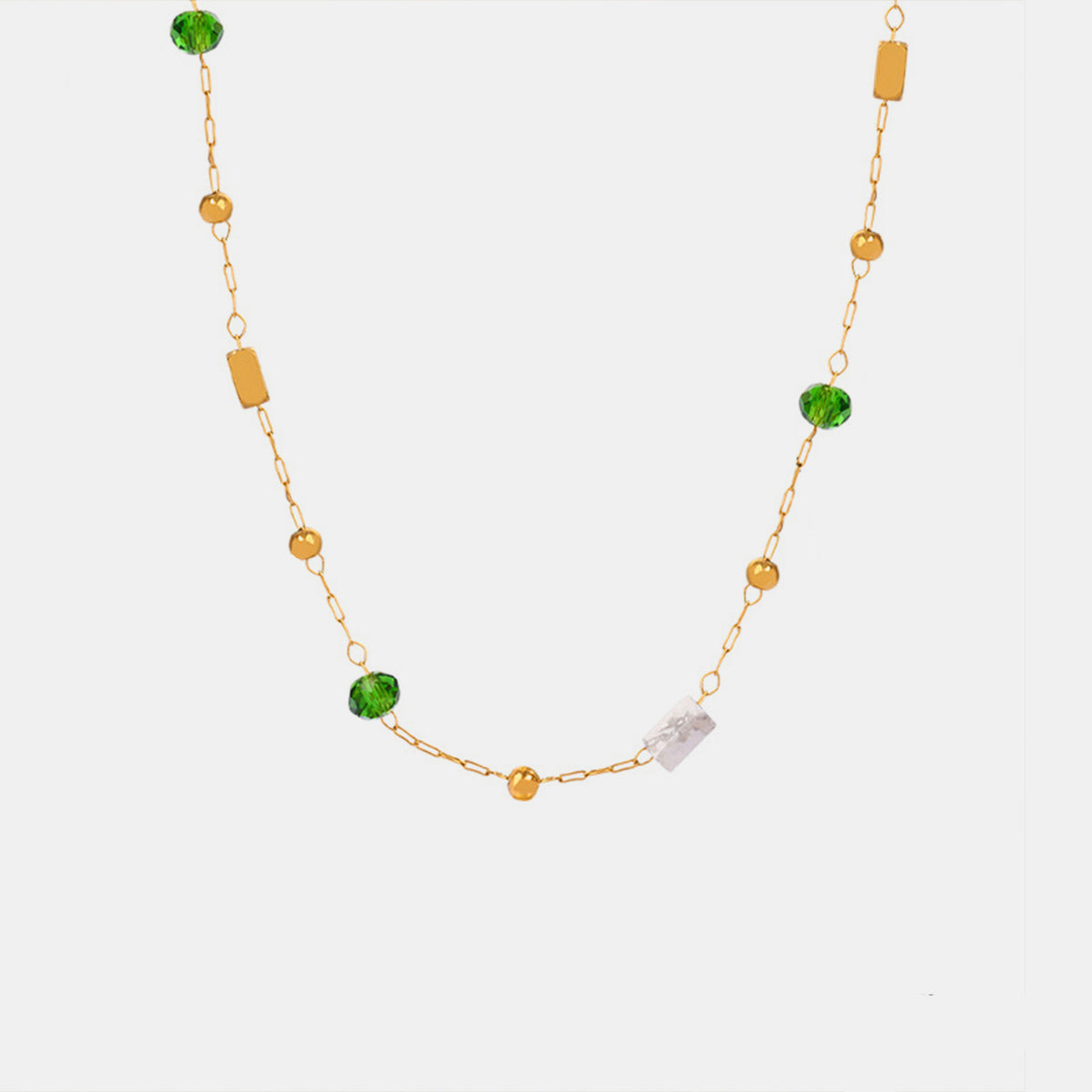 The Soft Girl Gold-plated Bead Necklace