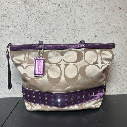 coach purple purse