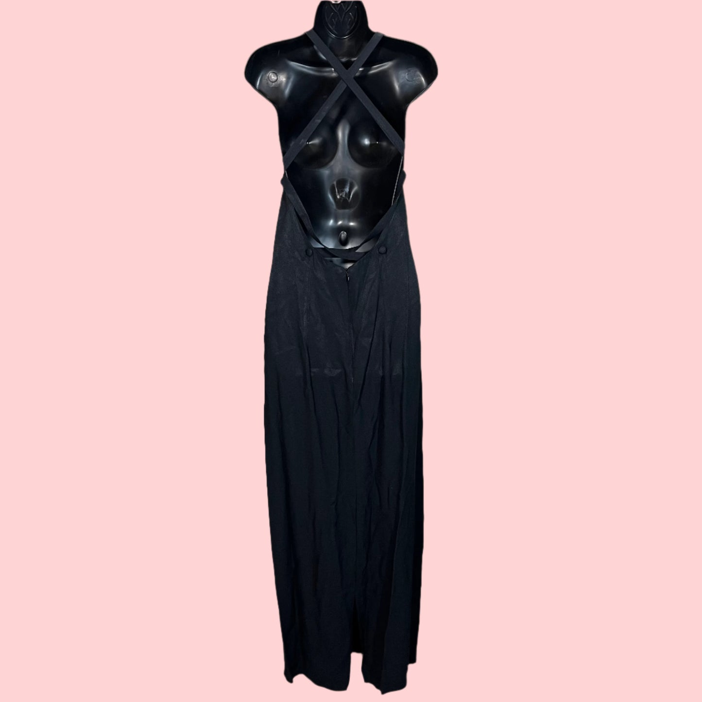 Vintage/Y2K Foral Black Flower Dress