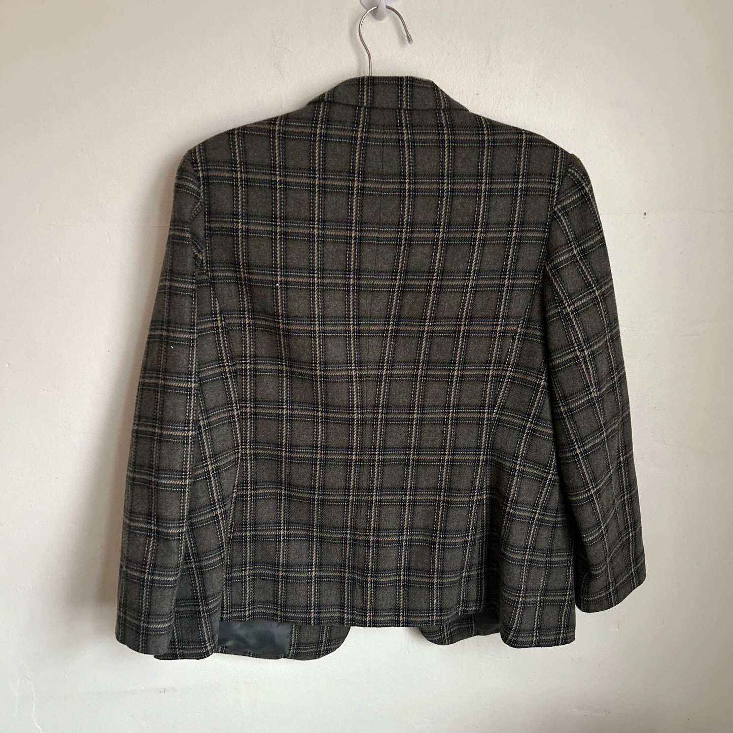 Vintage Plaid Blazer